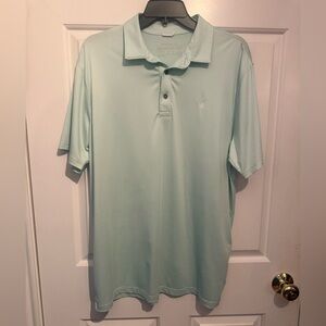 Ariat Men's Charger 2.0 Light Green Fitted Polo Shirt - Large